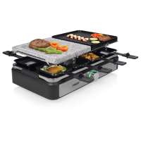 Princess 162605 Raclette 8 Stone and Gril