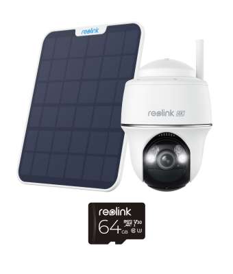 Reolink Argus Series B440+Solar Panel+64GB bateriová Wi-Fi bezpečnostní kamera