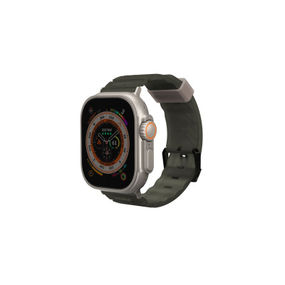 SKINARMA Shokku řemínek pro Apple Watch 49/45/44/42 mm, Dark Olive