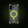 SKINARMA Saido Mag-Charge Niteglow Edition ochranný kryt na iPhone 16, Lime Green