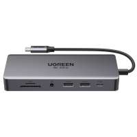 Ugreen 15965 Ugreen 11-in-1 USB-C Hub (10Gbps USB 3.2, Dual HDMI)