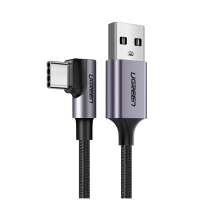 UGREEN 50941 USB 2.0 A Male/USB-C 3A Data kabel 90°