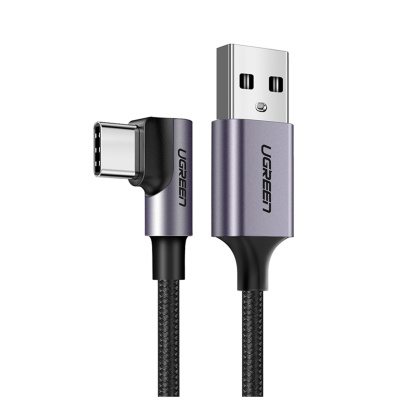 UGREEN 50941 USB 2.0 A Male/USB-C 3A Data kabel 90°