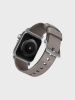 Uniq Mondain Apple Watch kožený řemínek 44/42mm béžový