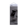 UNIQ Aspen Designer Edition Braided řemínek pro Apple Watch 45/44/42mm šedý