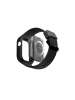 UNIQ Monos 2v1 řemínek a ochranné hybridní pouzdro pro Apple Watch 45/44 MM, černá