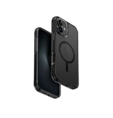 UNIQ Combat MagClick charging ochranný kryt na iPhone 16 Plus, Carbon (black)